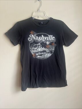 Originality Nashville Graphic Tee - dark gray, size small